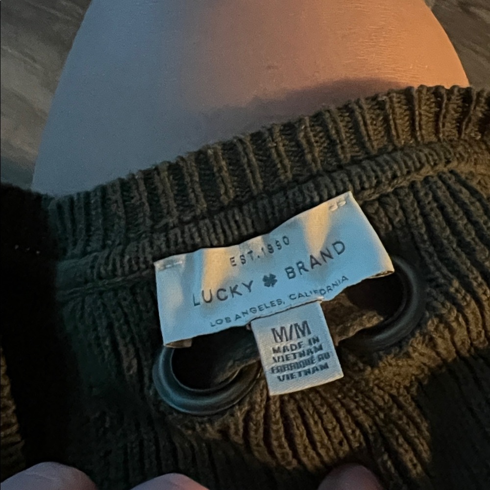 Lucky Brand Brown Crew Neck Sweater - Picture 4 of 4